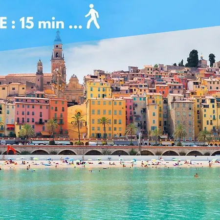 - Close To Center - Air Conditioning - Wifi Menton
